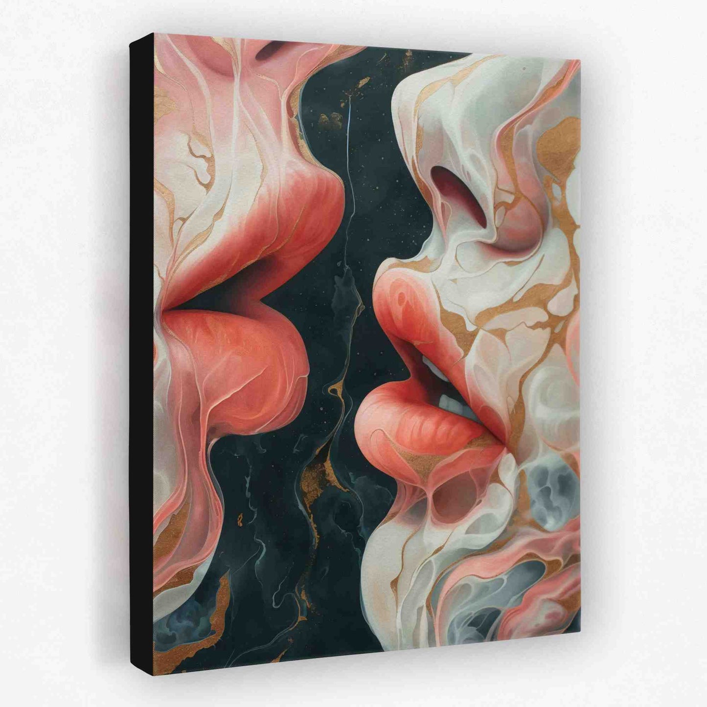 First Kiss - Kiss Canvas Wall Art