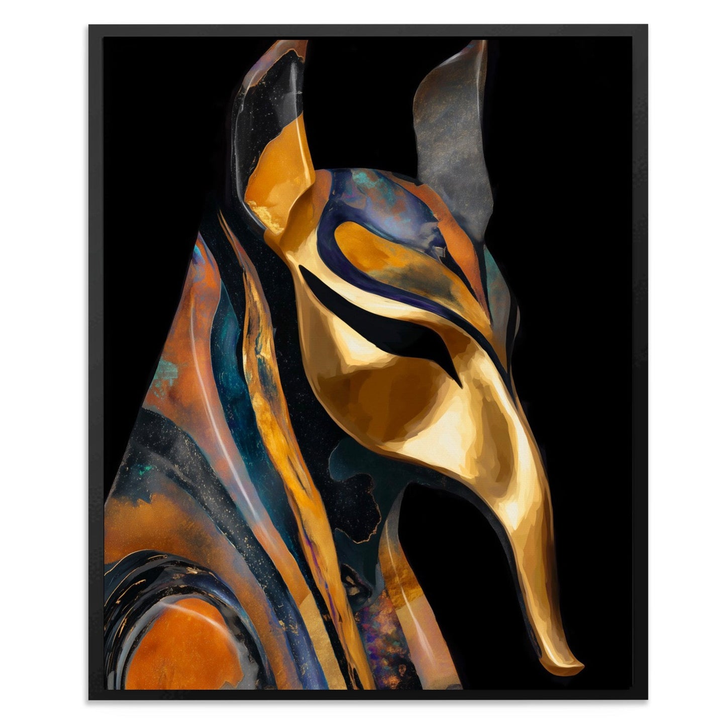 Flame Glass Ascension - Luxury Wall Art