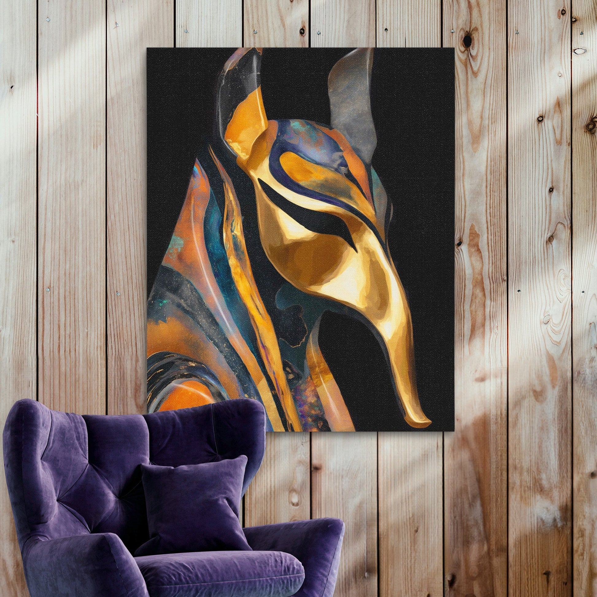 Flame Glass Ascension - Luxury Wall Art