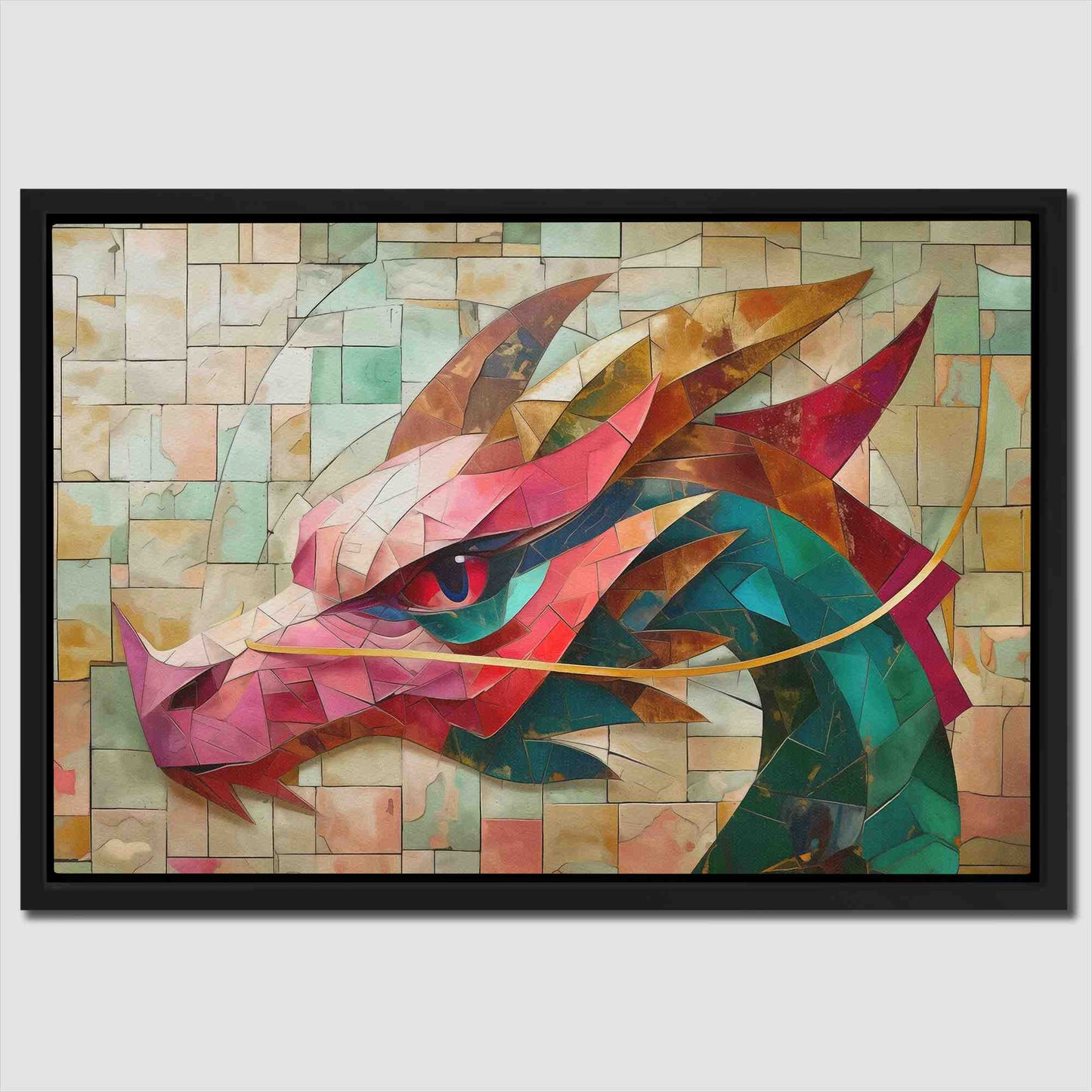 Flame's Fable - Dragon Canvas Print