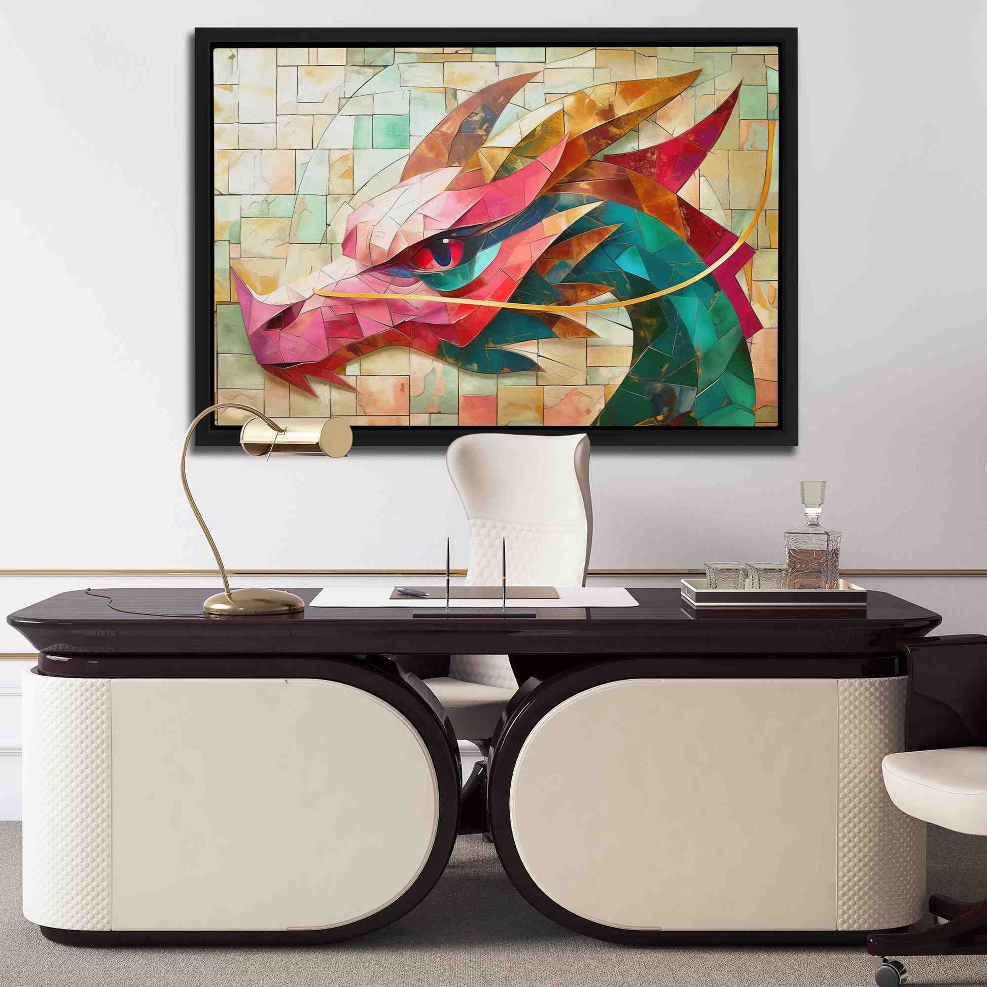 Flame's Fable - Canvas Wall Art