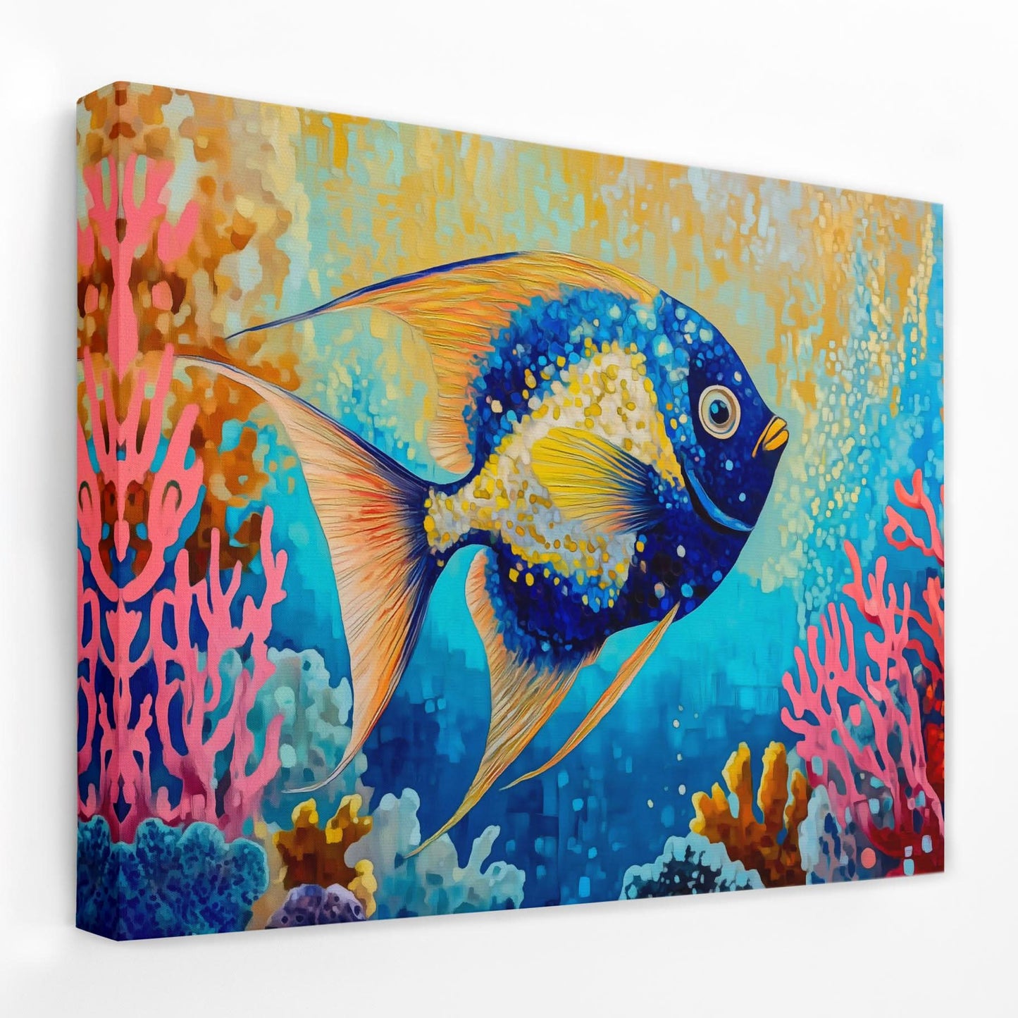 Flashy Fish - Beach House Canvas Wall Art