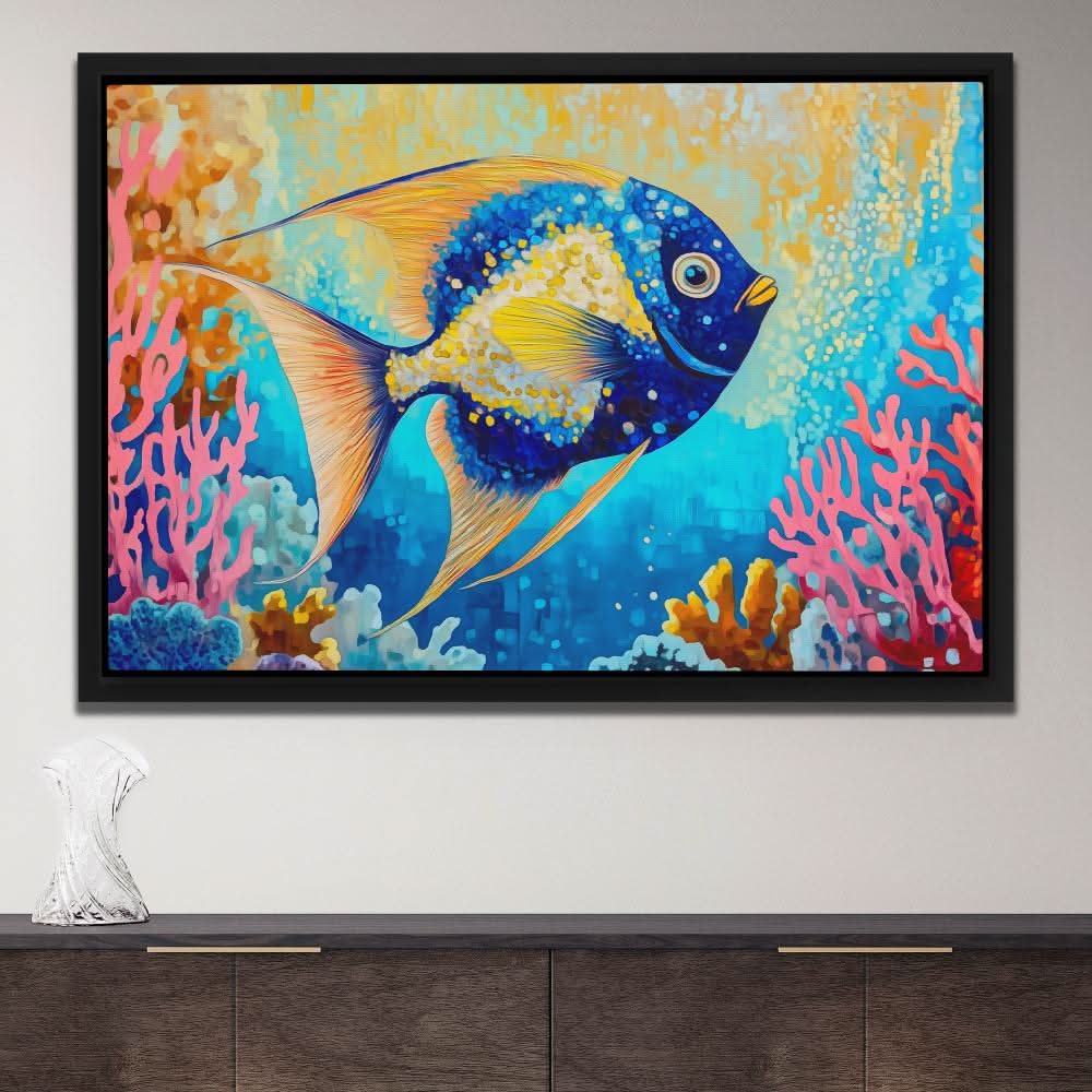 Flashy Fish - Large Canvas Print