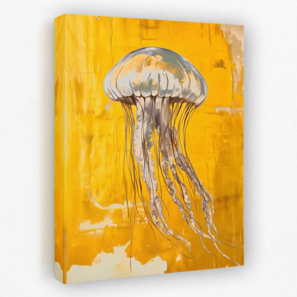 Floating Gold - Beach House Canvas Wall Art