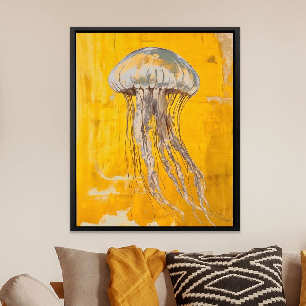Floating Gold - Large Canvas Print