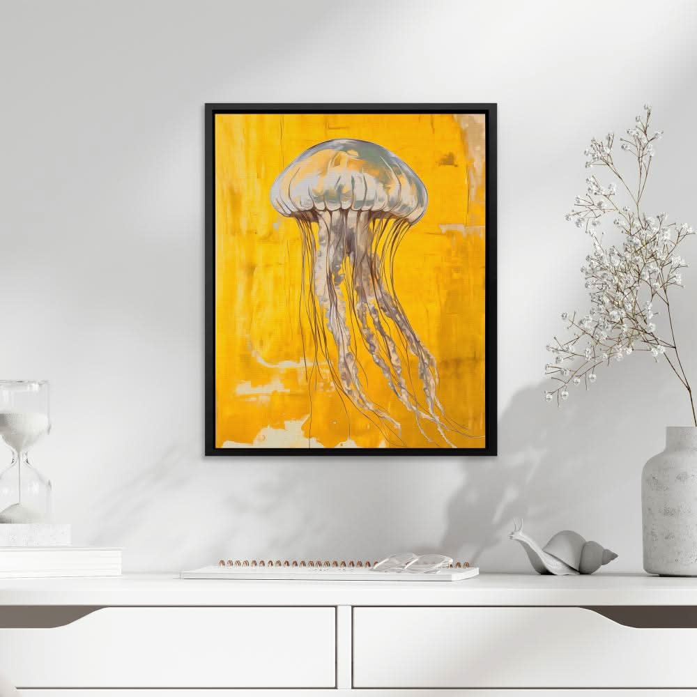 Floating Gold - Gold Wall Art for Living Room