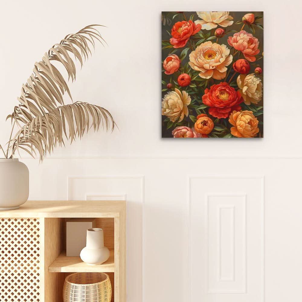 Floral Arrangement - Pink Canvas Print