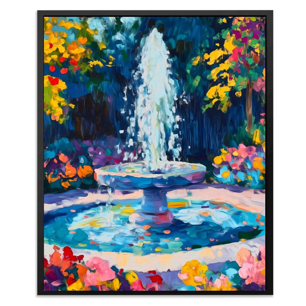 Floral Fountain - Floral Art for Dining Room
