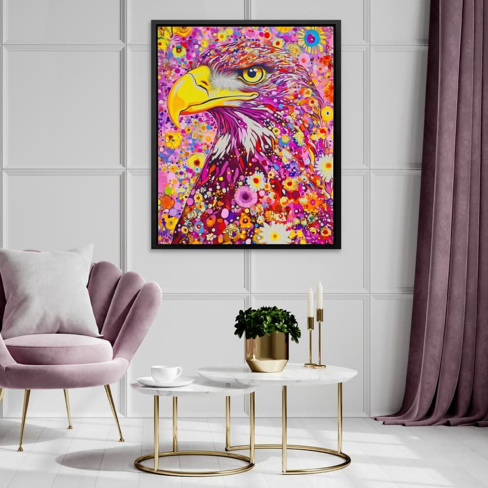 Floral Freedom - Large Canvas Print