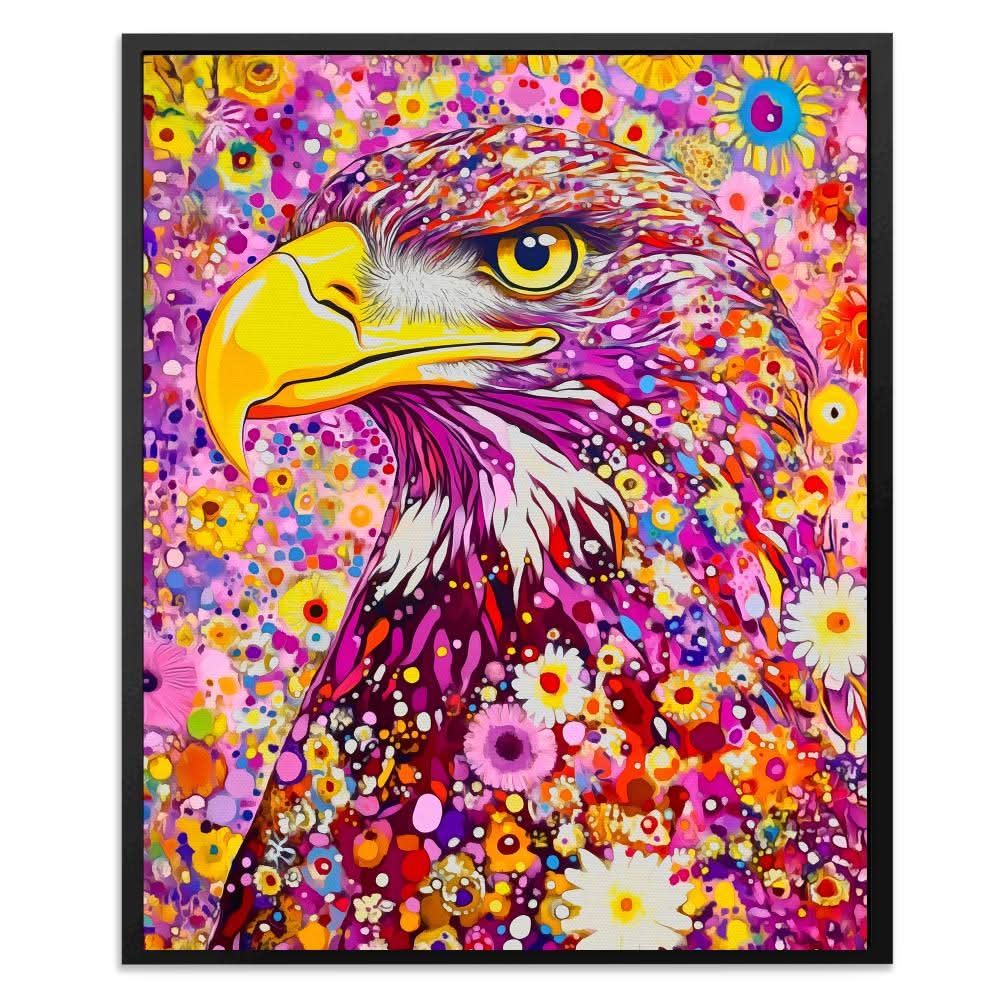 Floral Freedom - Colorful Canvas Wall Art