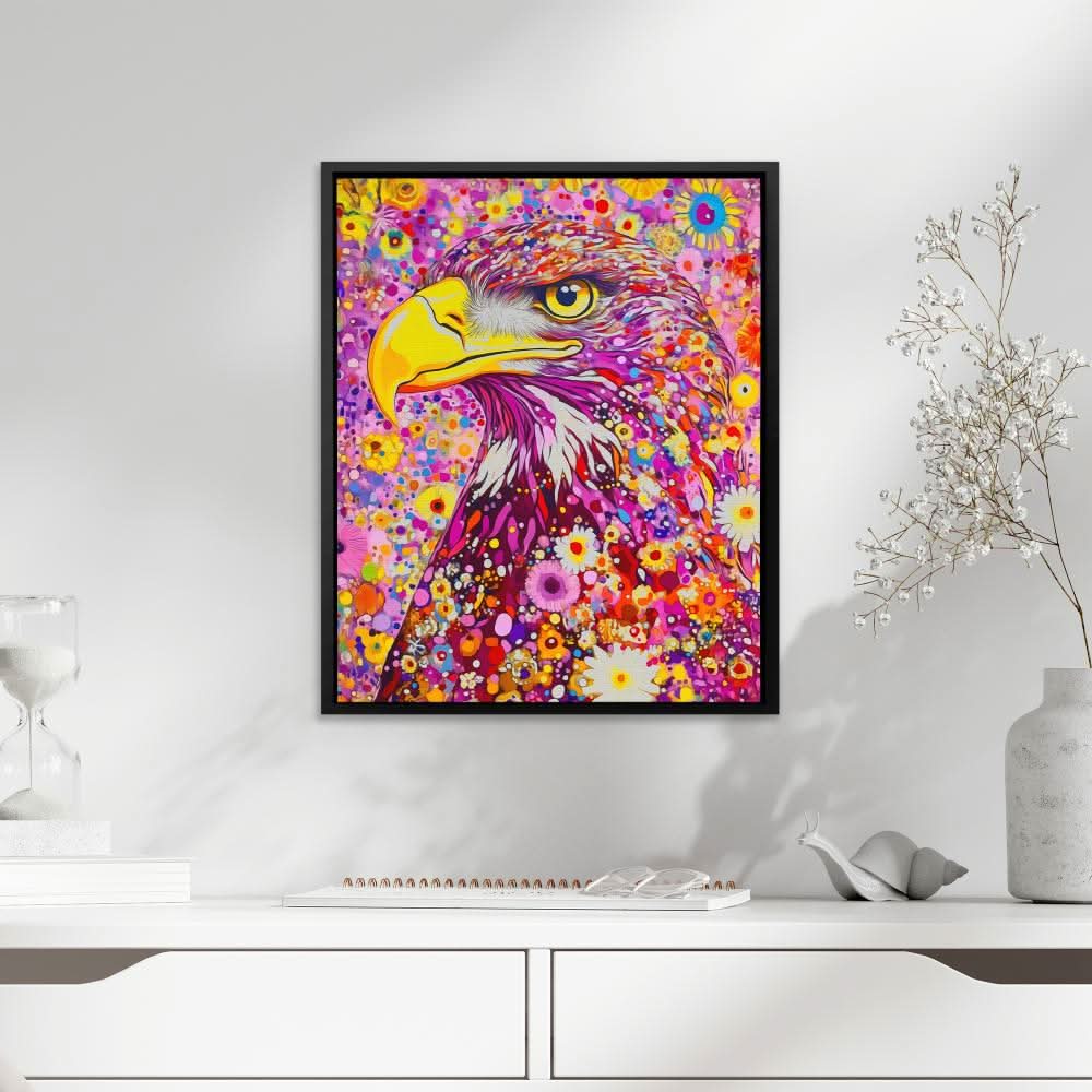 Floral Freedom - Colorful Wall Art for Dorm Room