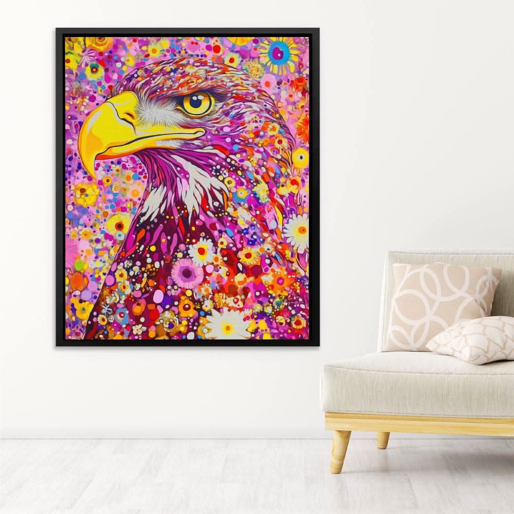 Floral Freedom - Bird Art for Creative Studio