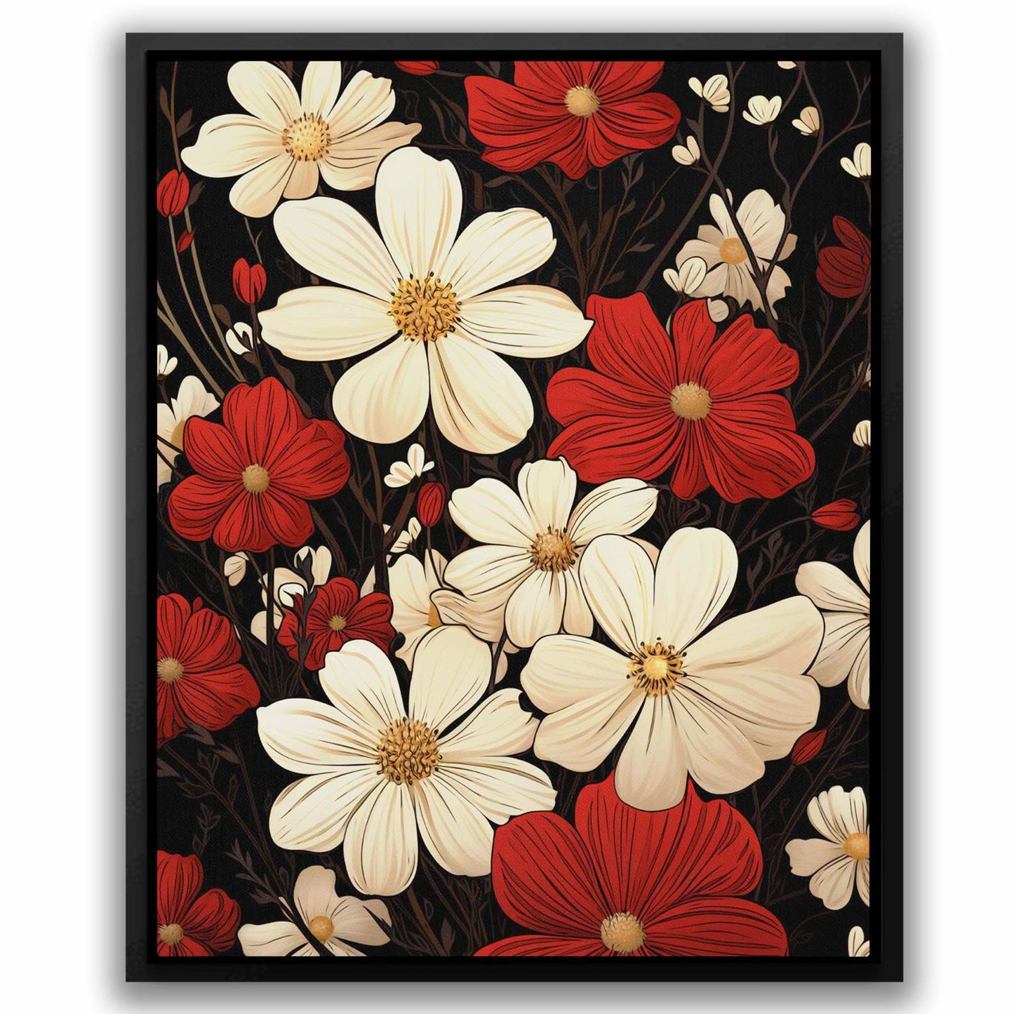 Floral Symphony - Floral Art for Bathroom