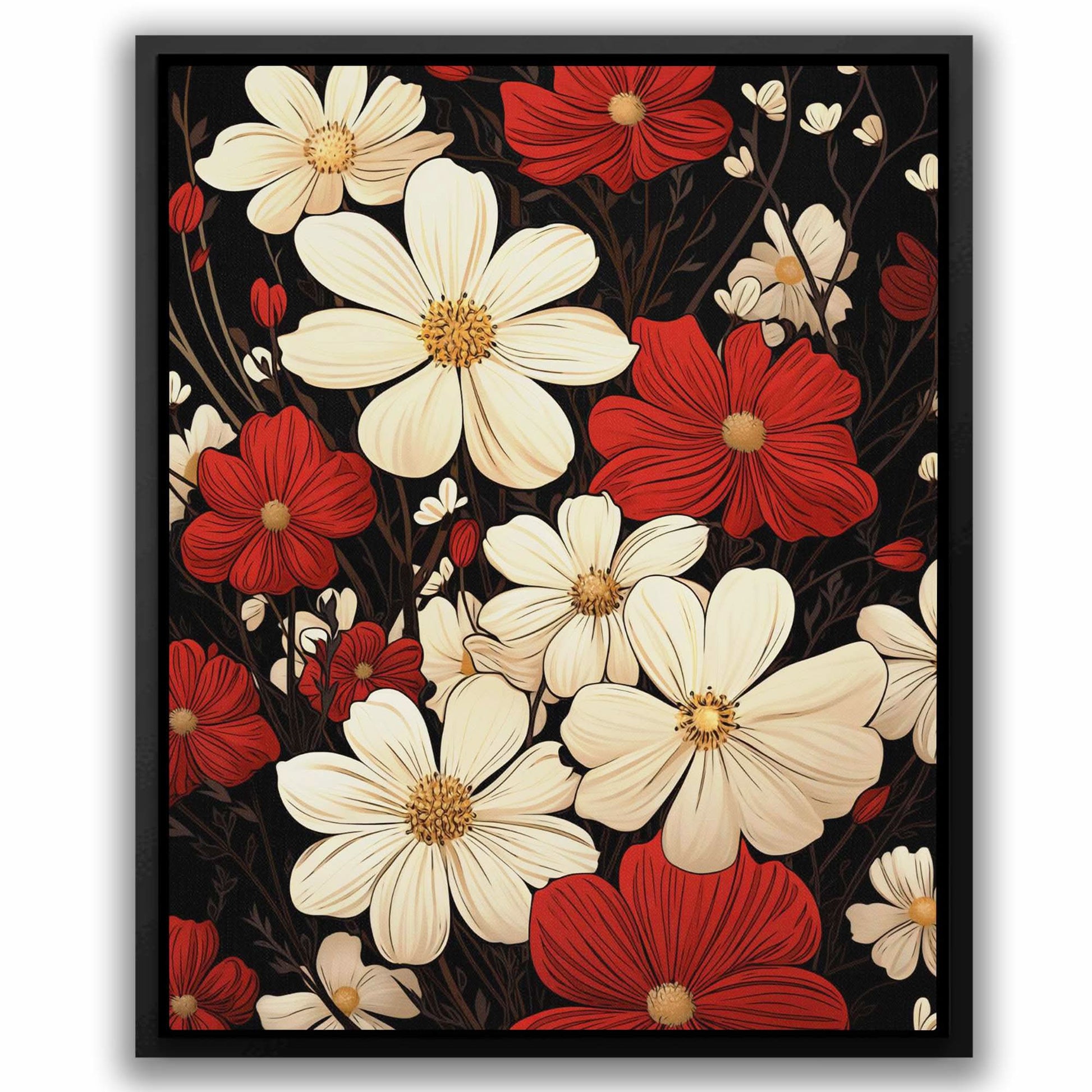 Floral Symphony - Floral Art for Bathroom