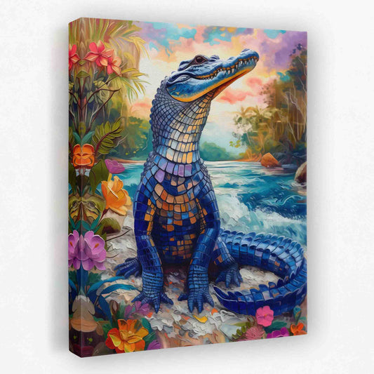 Florida Gator - Alligator Canvas Wall Art