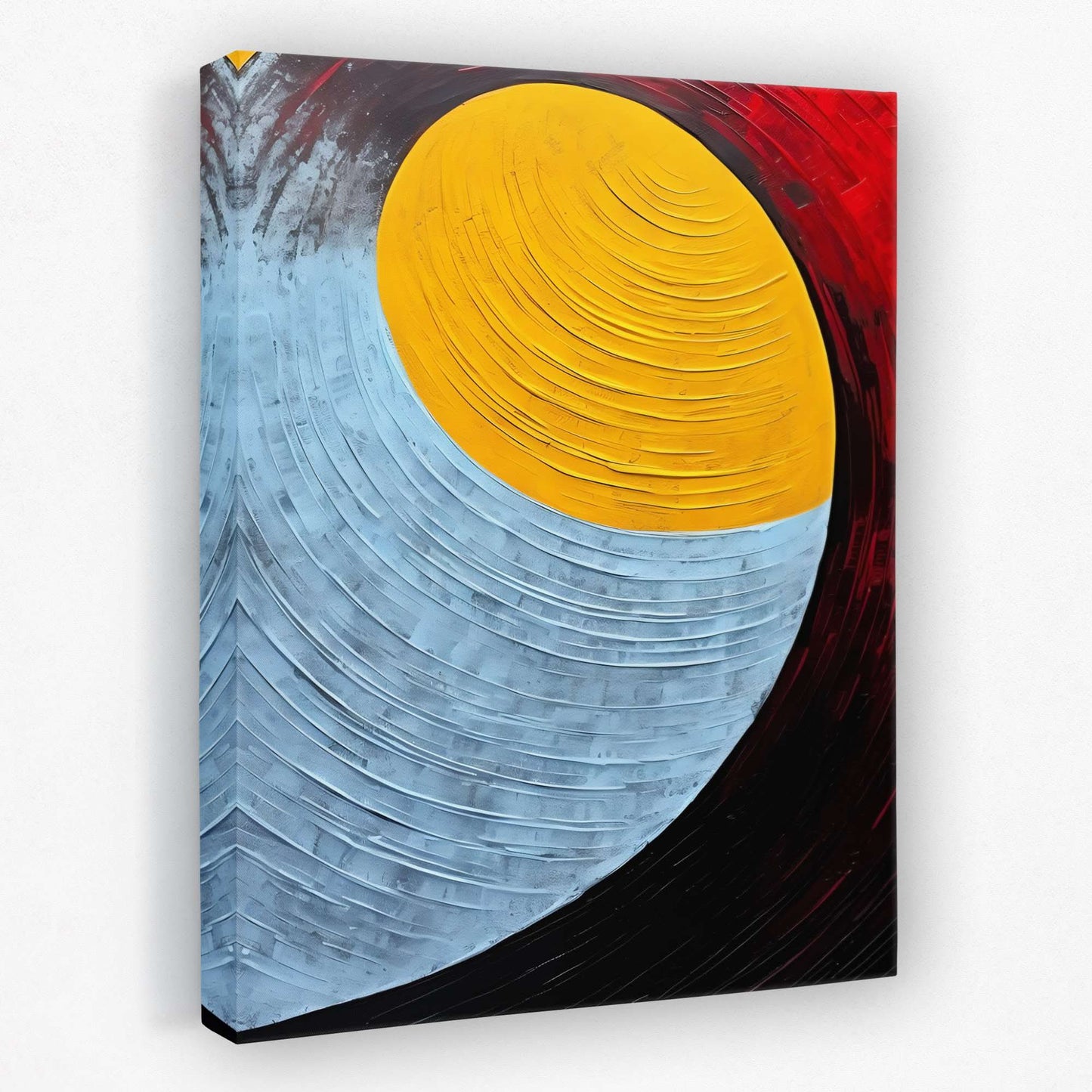 Flowing Color - Vertical Canvas Wall Art