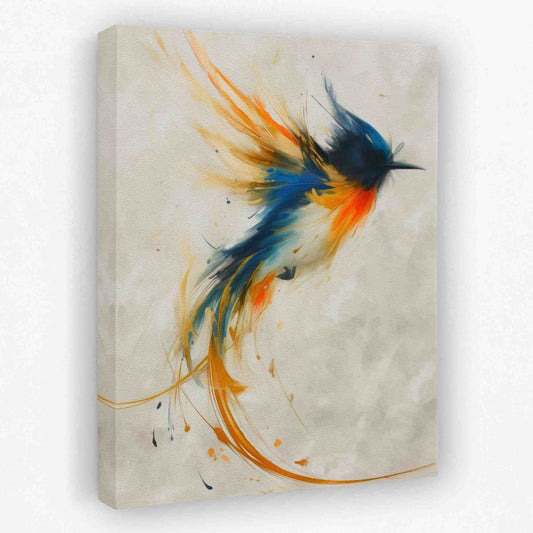 Flowing Wings - Animals Canvas Wall Art