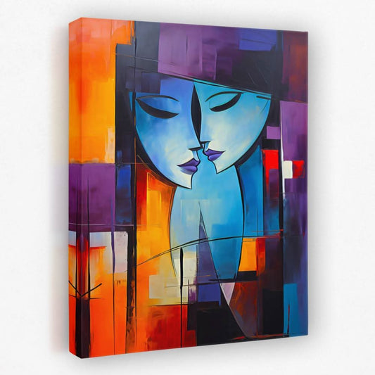 Fluid Forms - Female Canvas Wall Art