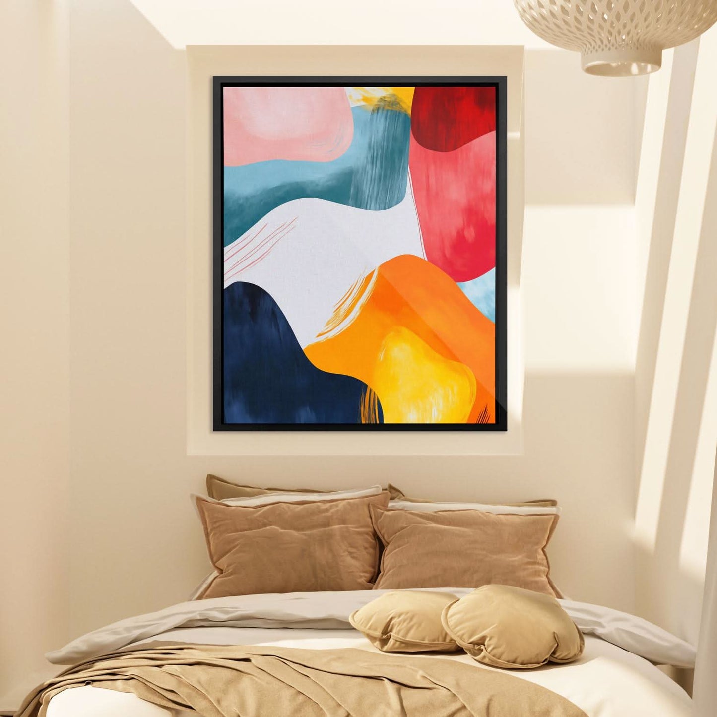 Fluid Harmony - Entryway Art for Creative Office