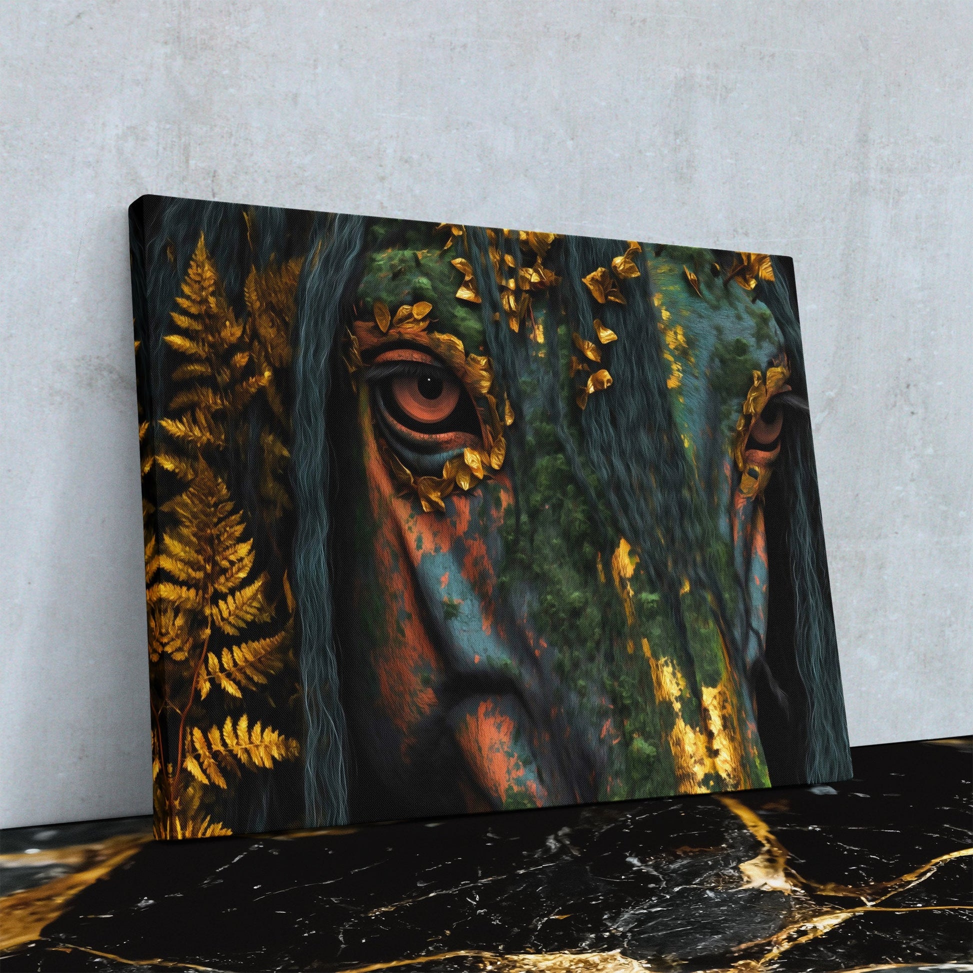 Forest Child Portrait - Luxury Wall Art