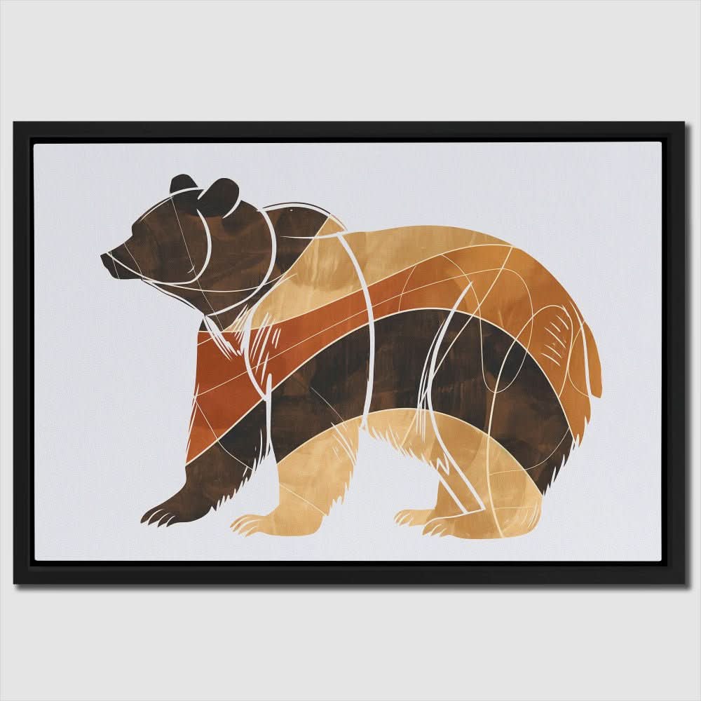 Forest Giant - Brown Canvas Print