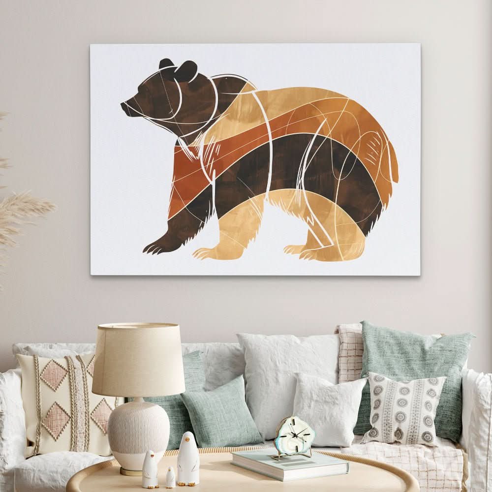 Forest Giant - Large Abstract Canvas Print