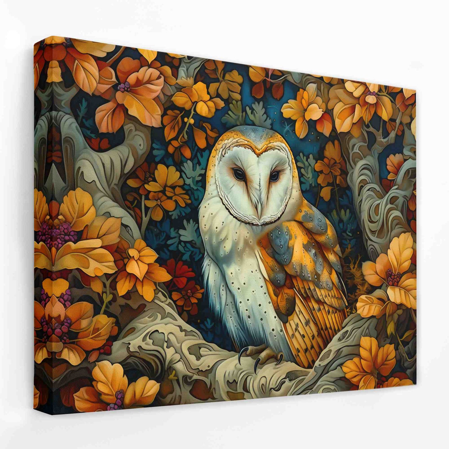 Forest Owl - Animals Canvas Wall Art