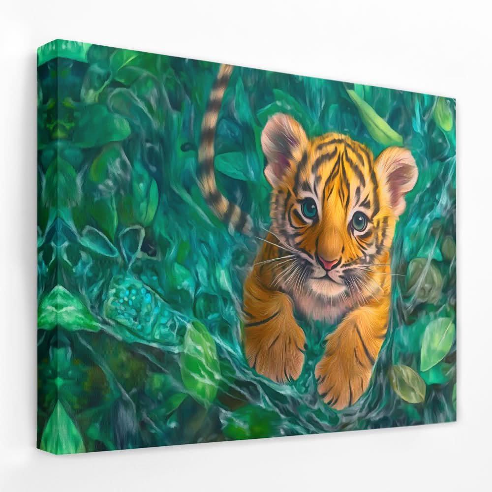 Forest Paws - Animals Canvas Wall Art