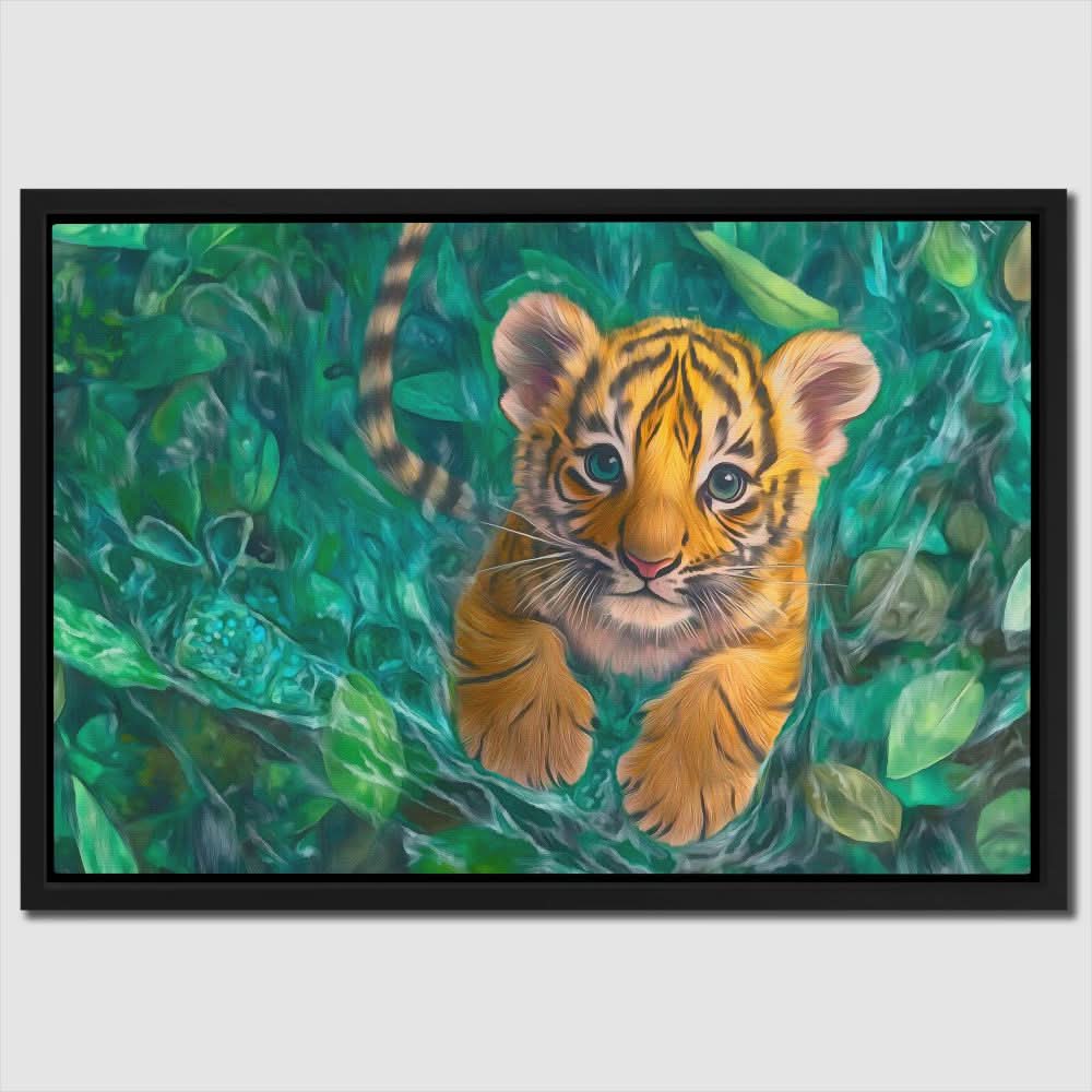 Forest Paws - Earth Tones Wall Art for Kids Room