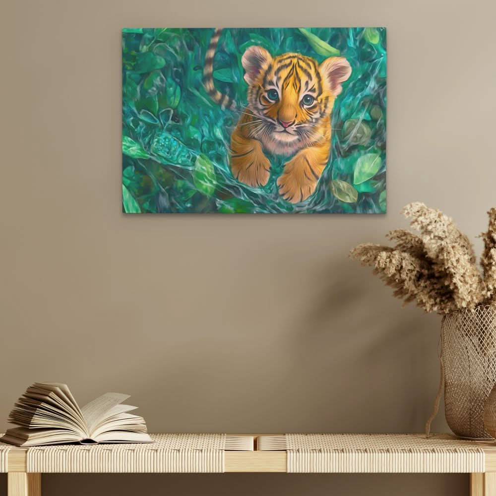 Forest Paws - Large Surrealism Canvas Print