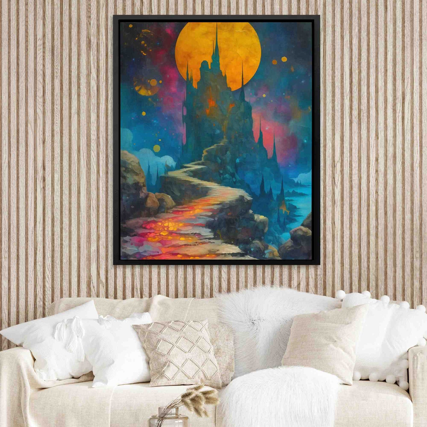 Forgotten Realm - Retro Canvas Wall Art