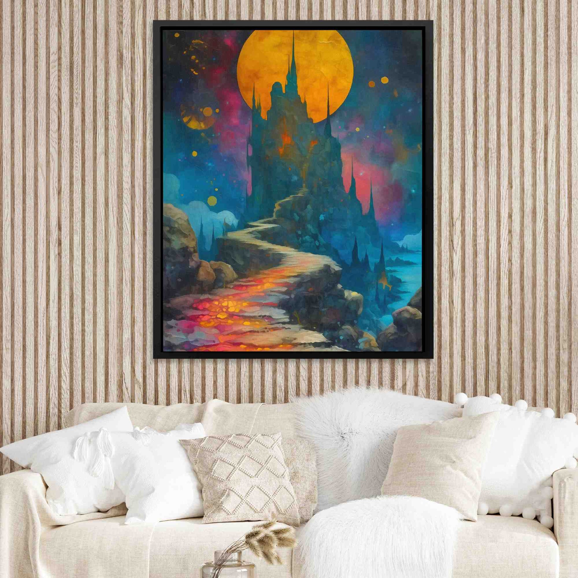 Forgotten Realm - Retro Canvas Wall Art