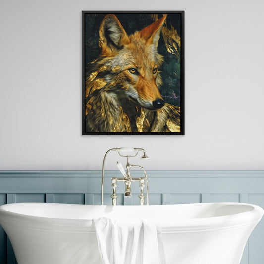 Fox Ember Shadows - Luxury Wall Art