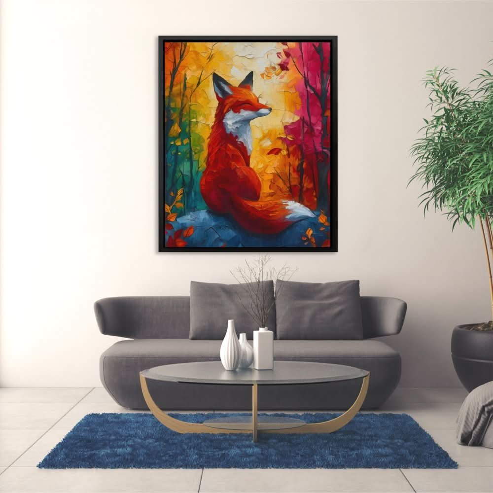 Fox in the Forest - Fox Art for Bedroom