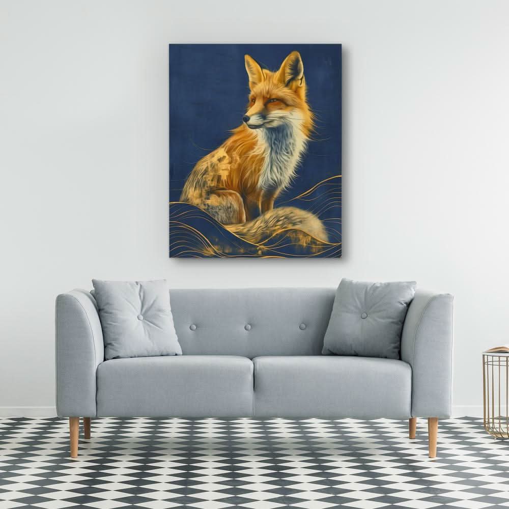 Foxy Stare - Large Canvas Print