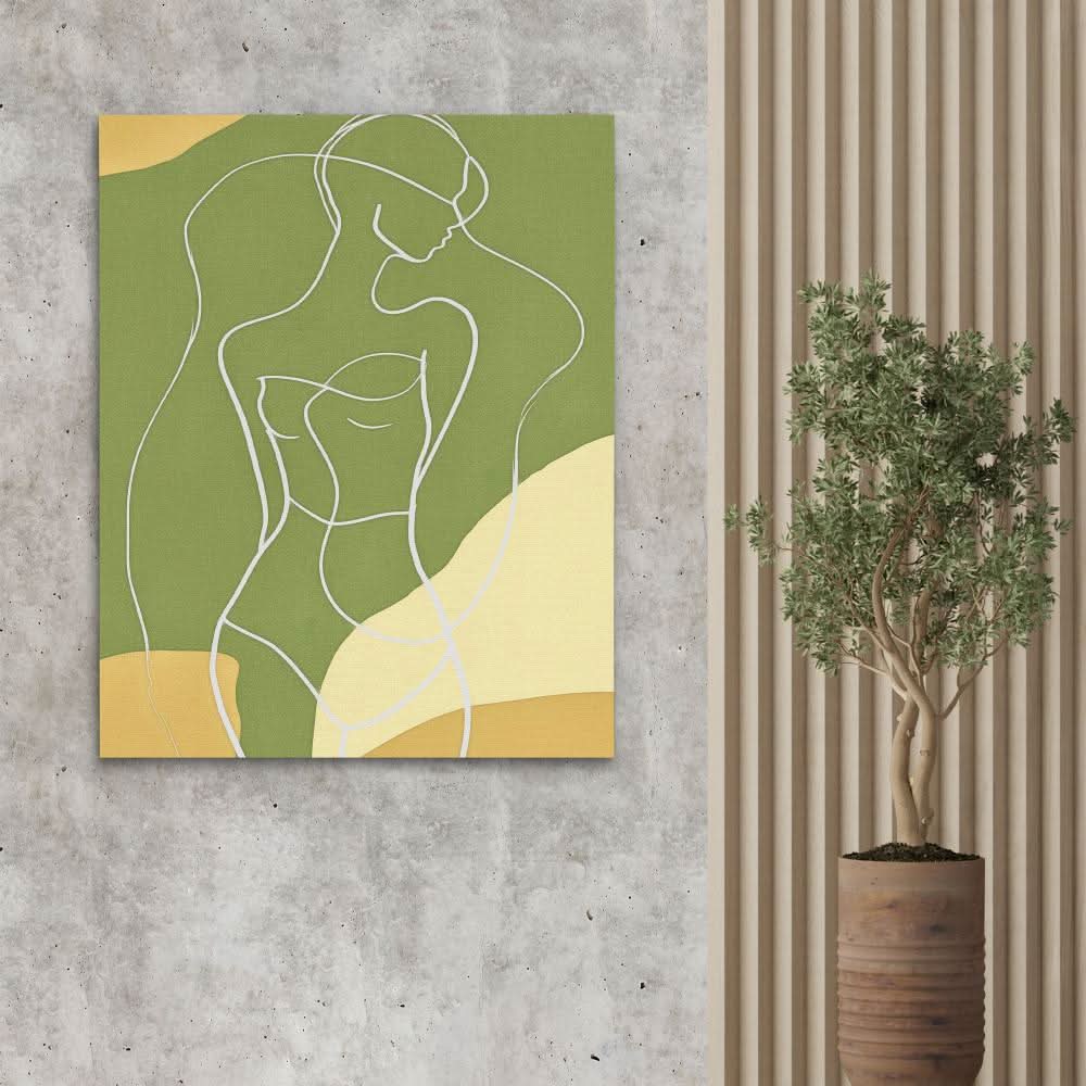 Fractured Art - Abstract Wall Art in Black Frame