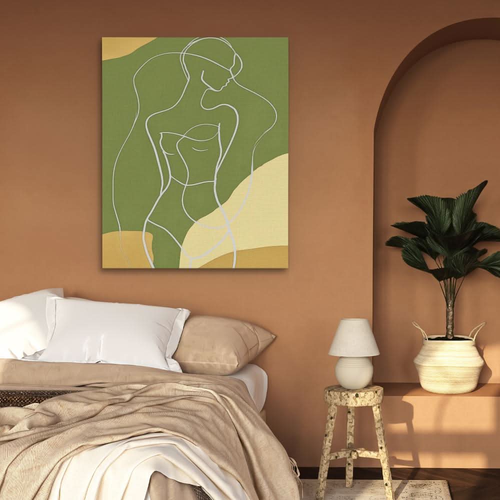 Fractured Art - Line Art Art for Bedroom
