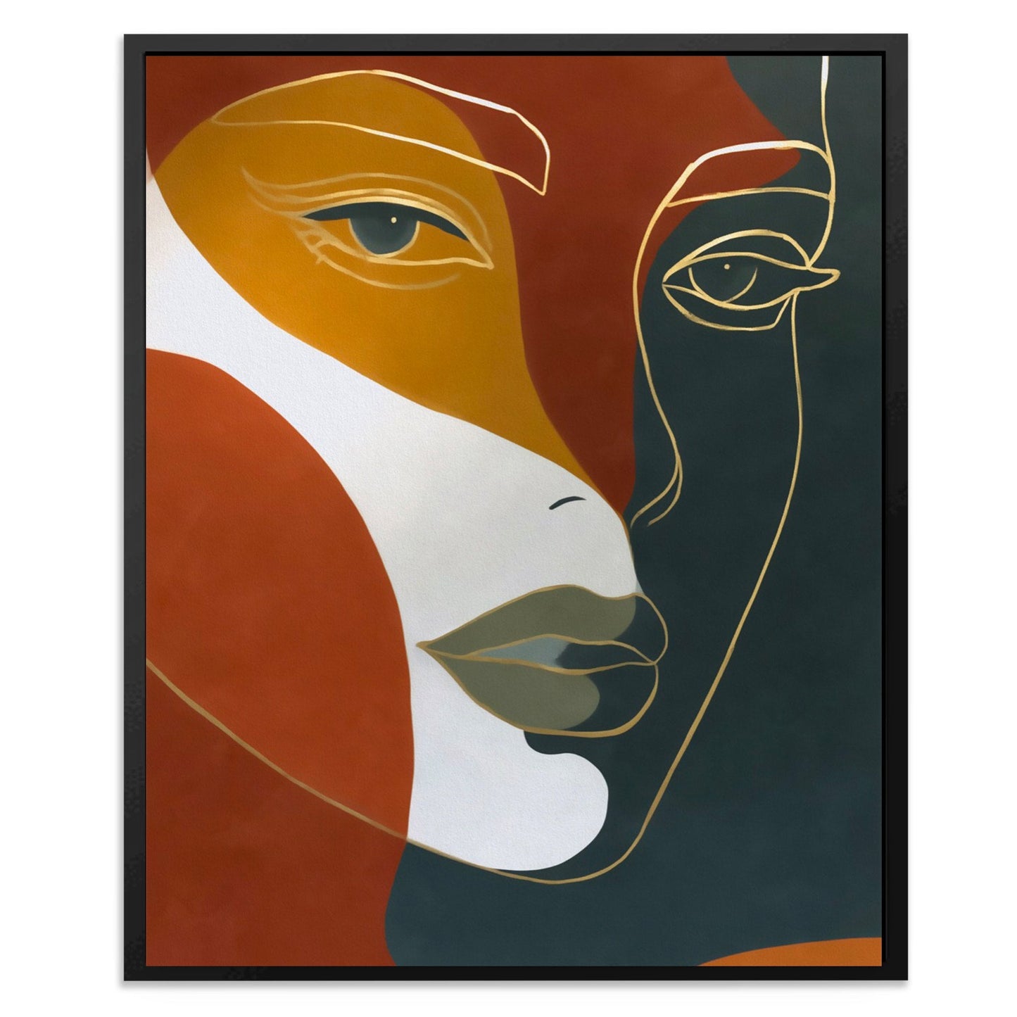 Fractured Identity Portrait - Luxury Wall Art