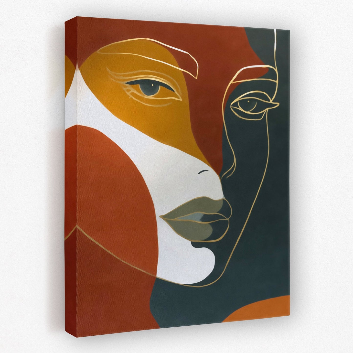 Fractured Identity Portrait - Luxury Wall Art