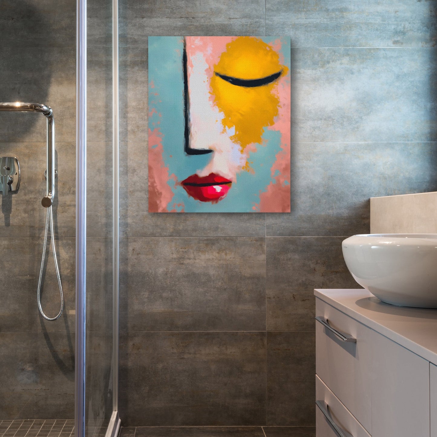 Fractured Portrait - Luxury Wall Art
