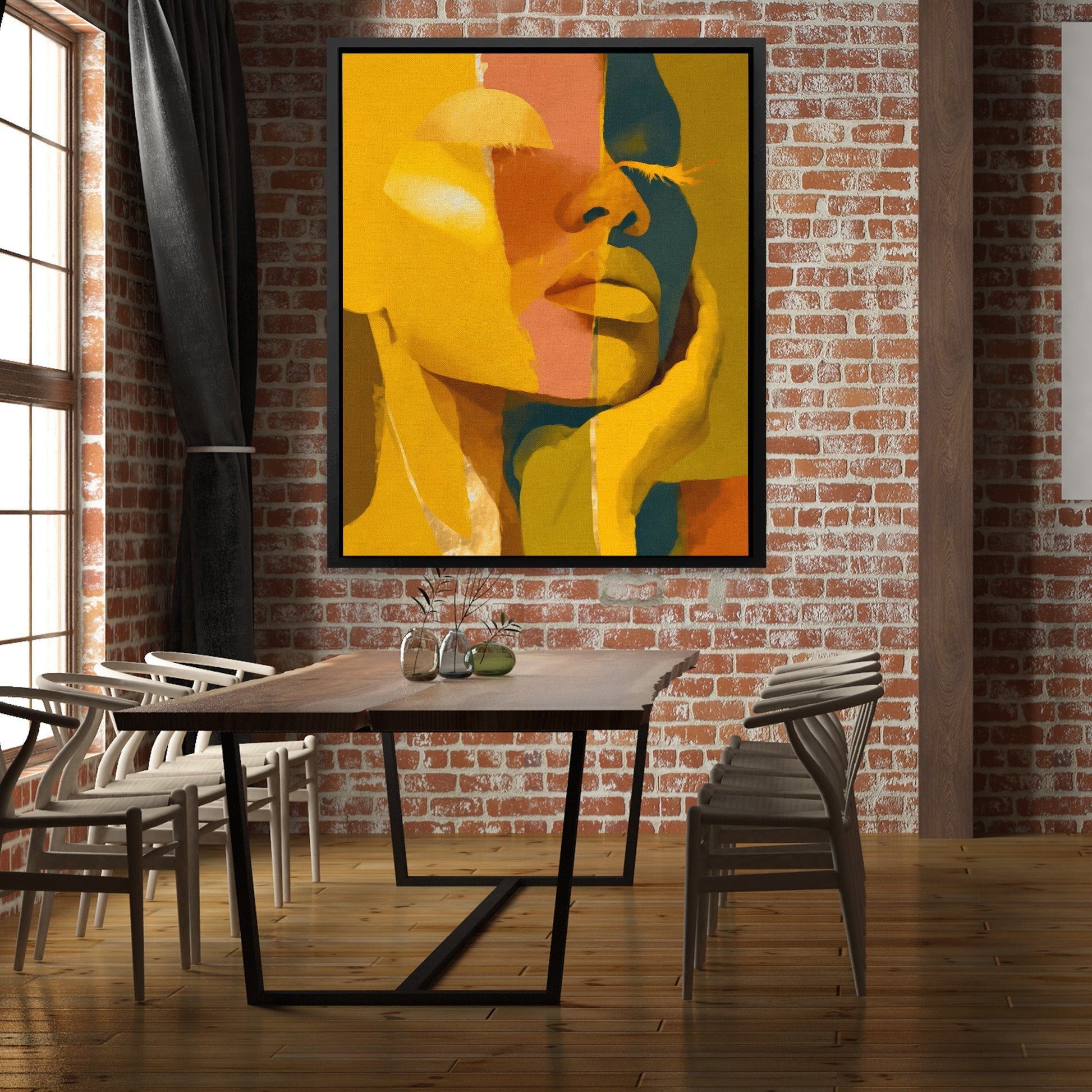 Fragmented Golden Self - Luxury Wall Art