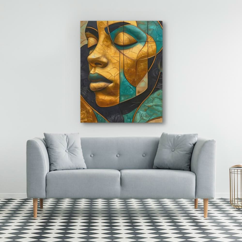 Fragmented Harmony - Large Canvas Print