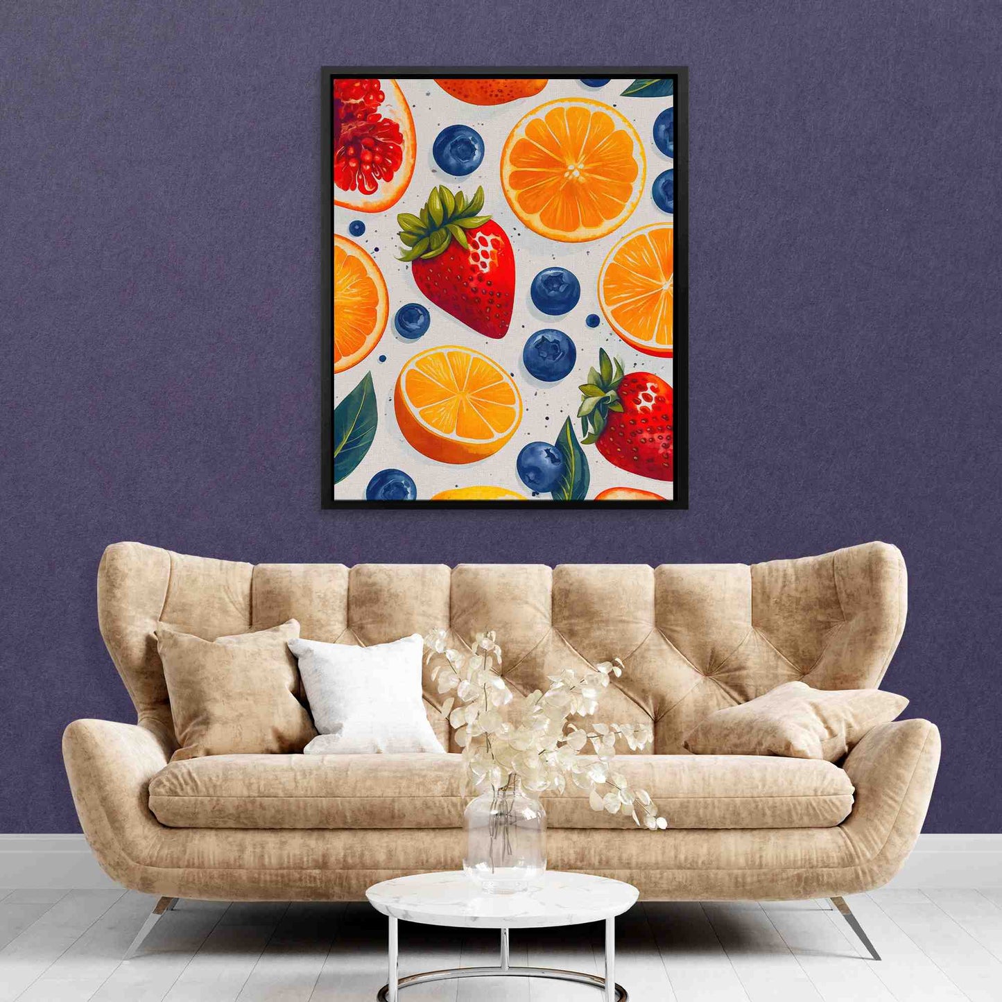 Fresh Fruits - Large Abstract Canvas Print