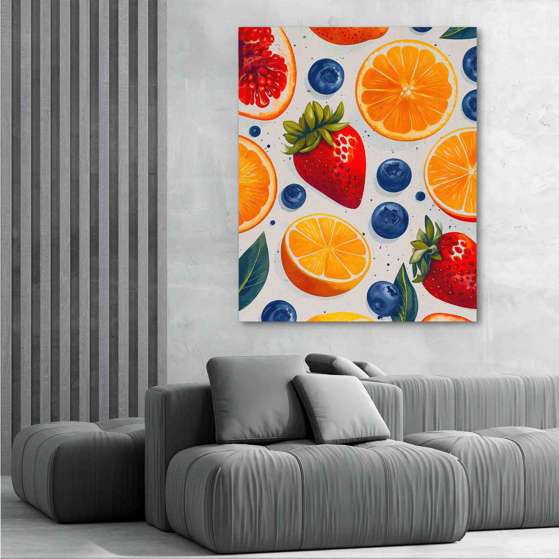 Fresh Fruits - Digital Art for Kitchen