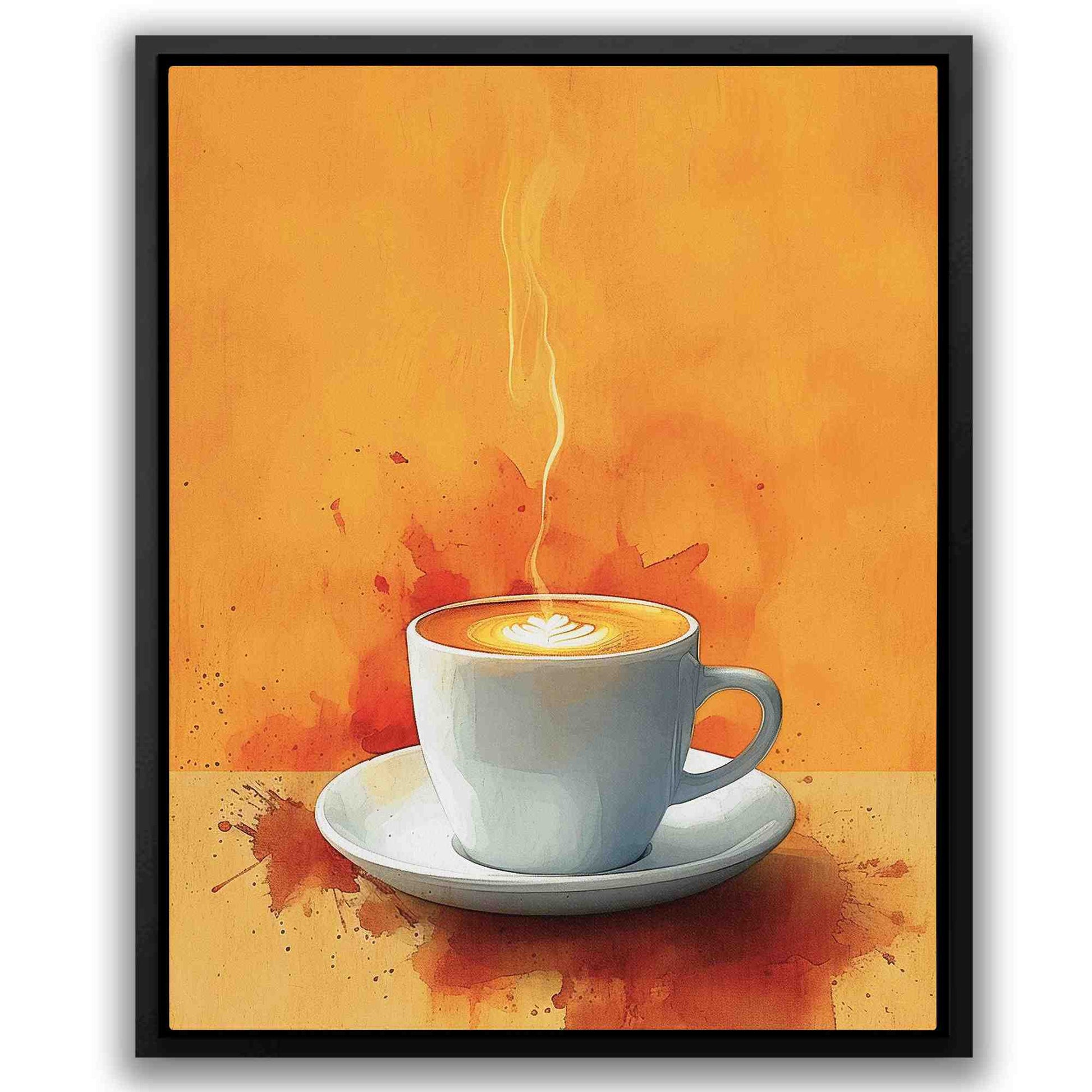 Fresh Roast - Gold Vertical Canvas Print