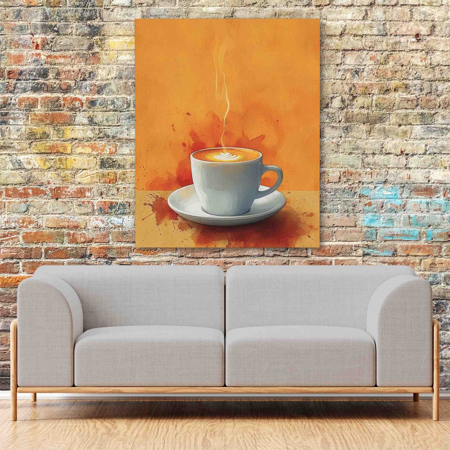 Fresh Roast - Modern Wall Art in Black Frame