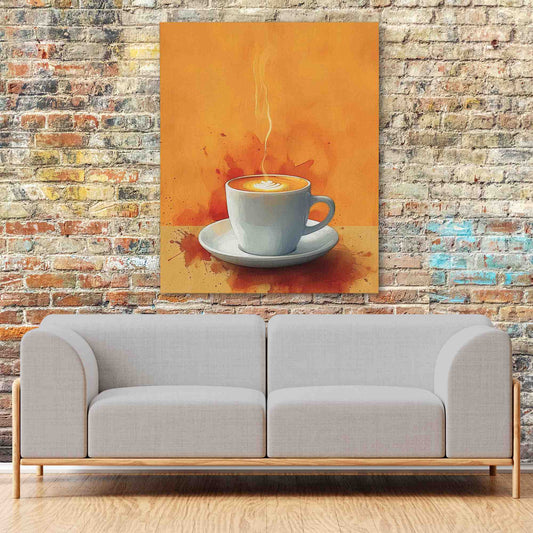 Fresh Roast - Modern Wall Art in Black Frame