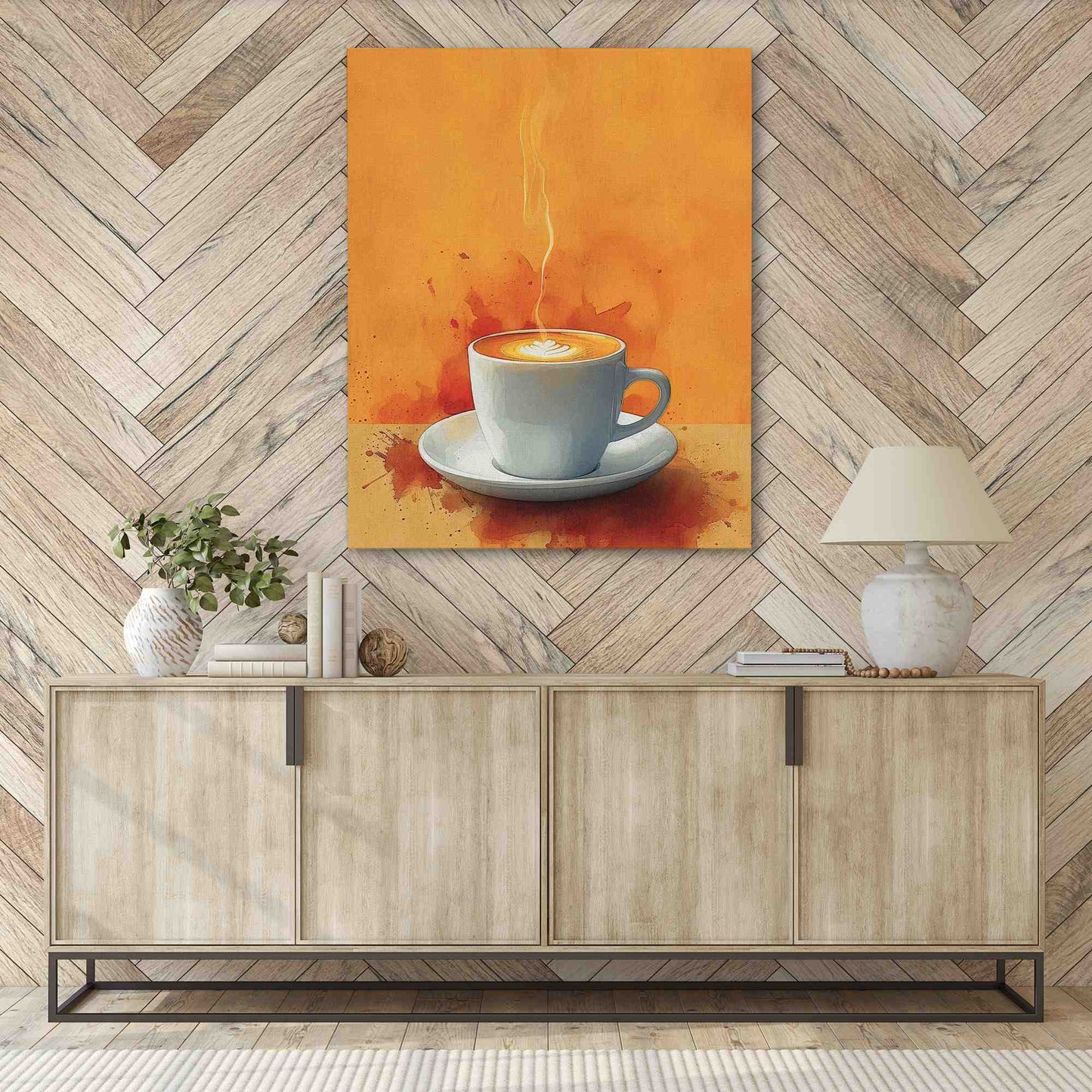 Fresh Roast - Large Modern Canvas Print