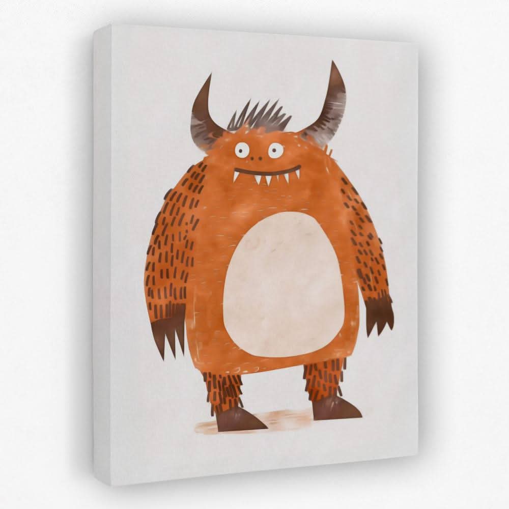 Friendly Fiend - Fun Canvas Wall Art
