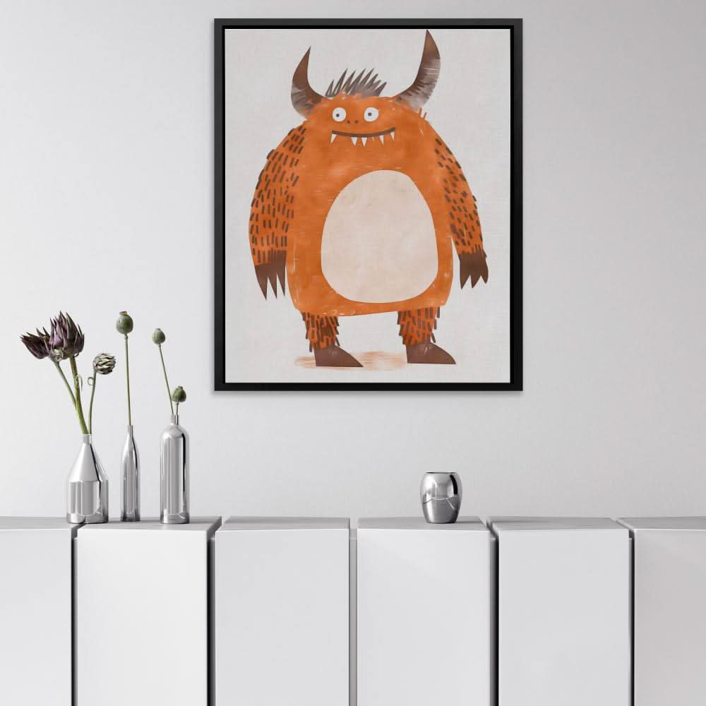 Friendly Fiend - Large Modern Canvas Print